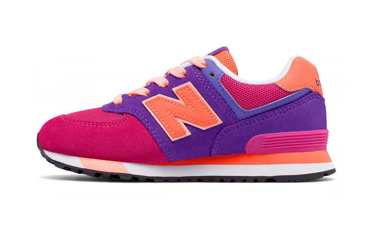 New Balance New Balance NB 574 Cut And Paste Low top Running Shoes Fuchsia Children Aged 3 7 Years Old
