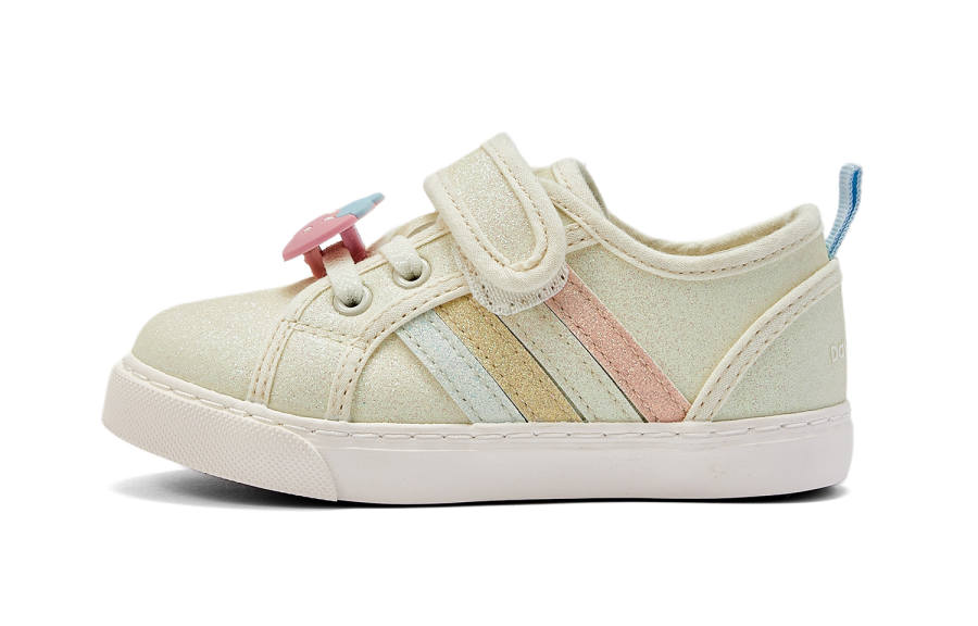 DAVE&BELLA Low top Kids Canvas Shoes White Children Aged 3 7 Years Old