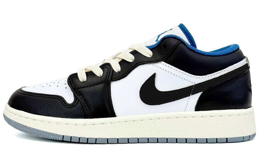 Jordan Jordan Air Jordan 1 Slip Resistant Slip Resistant Low top Kids' Skateboarding Shoes Black Teenagers