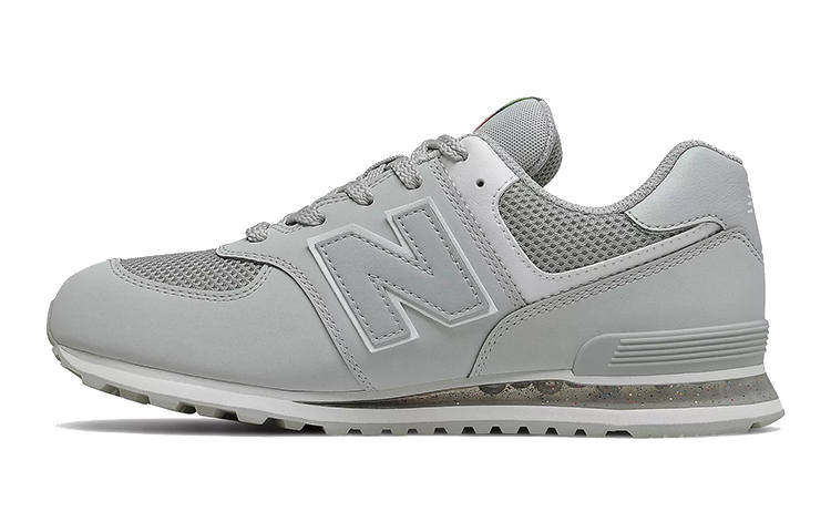 New Balance New Balance NB 574 Translucent Kids Lifestyle Shoes Gray White Teenagers