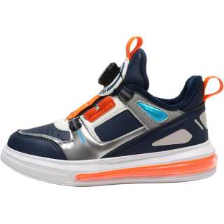 ASIAN MICKEY Starship Collection Synthetic Leather Low top Kids' Skateboarding Shoes Dark Blue Kids'