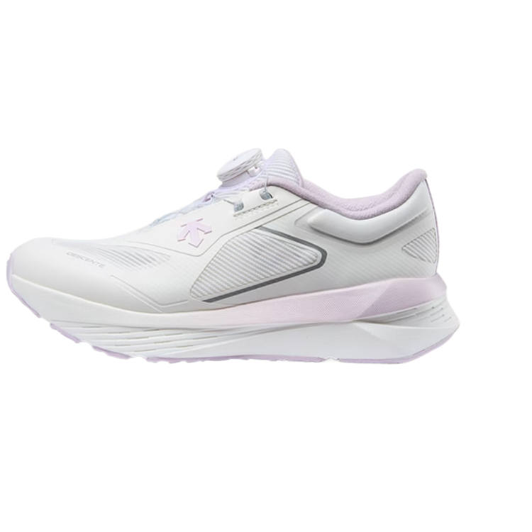 DESCENTE RUNNING Mesh Low top Kids' Running Shoes White Purple Teenagers