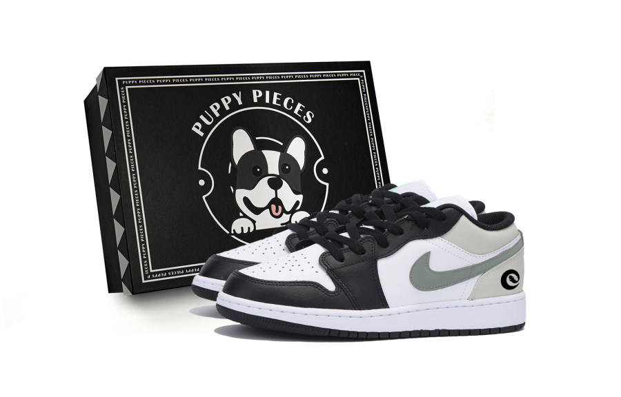 Jordan Jordan Air Jordan 1 Low Leather Low top Children's Basketball Shoes Black Teenagers
