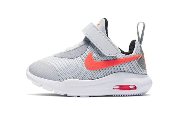 Nike Nike Air Max Oketo Low top Sports Casual Shoes Gray Red Infant And Toddler