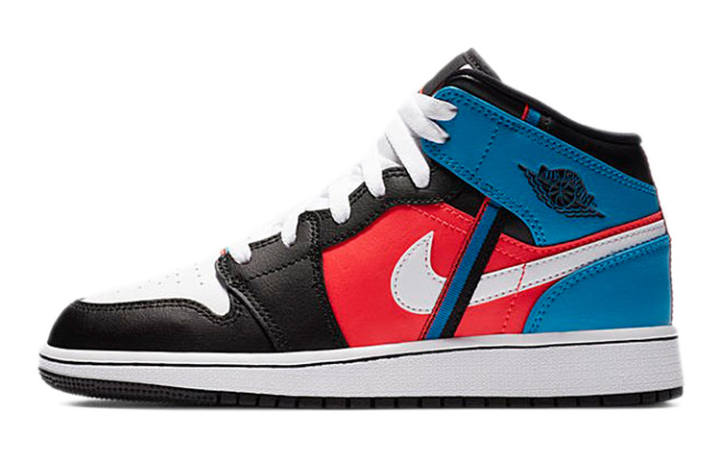 Jordan Jordan 1 Mid Tri Color Ribbons GS