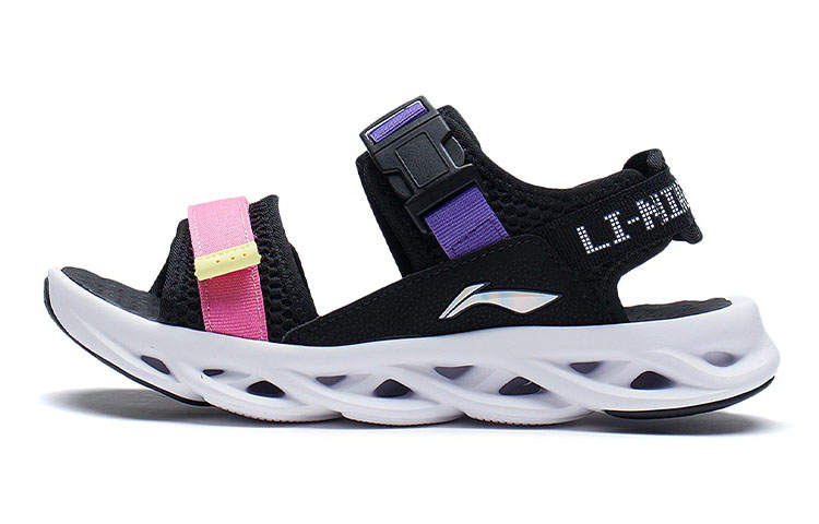 Li-Ning YOUNG Li Ning YOUNG Sports Life Collection Sandal Black Pink Teenagers