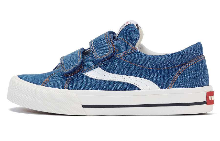 Vision Street Wear Astley Pro Anti-Slip Wear-Resistant Low-Top Kids Canvas Shoes Denim Blue Kids'