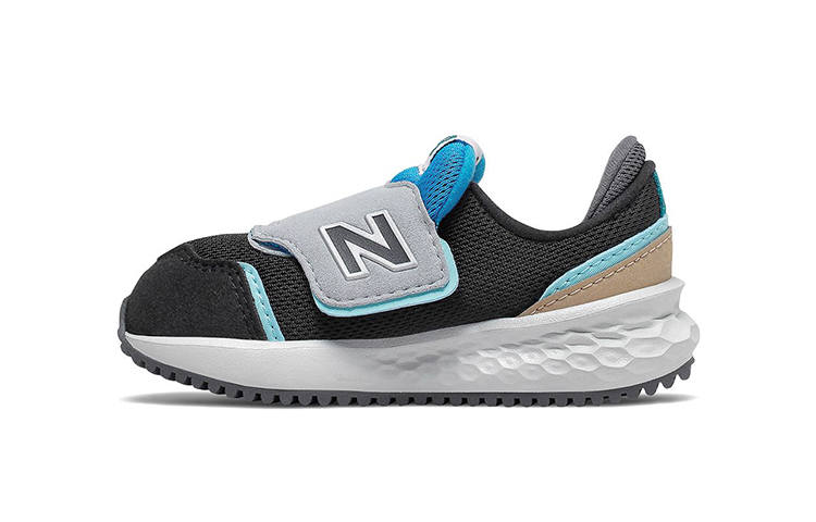 New Balance New Balance NB X 70 Comfortable Cushioning Abrasion Resistant Breathable Low top Toddler Shoes Black Blue