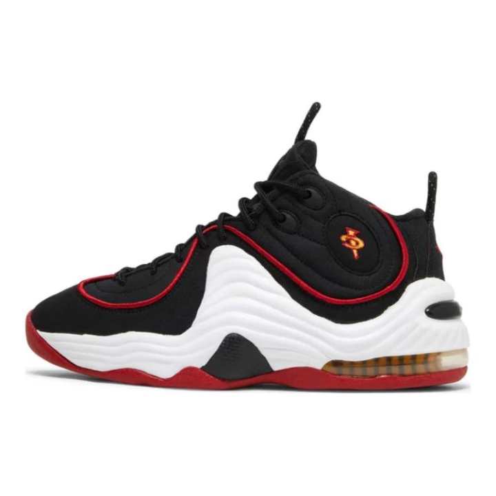 Nike Nike Mid top Basketball Shoes Black White Red Unisex