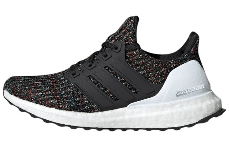 Adidas Adidas ULT Breathable And Wear resistant Low top Kids' Running Shoes Black White Teenagers