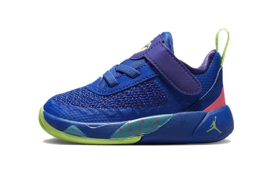 Jordan Jordan Luka 1 Slip Resistant Abrasion Resistant Low top Basketball Shoes Blue Purple Infant And Toddler