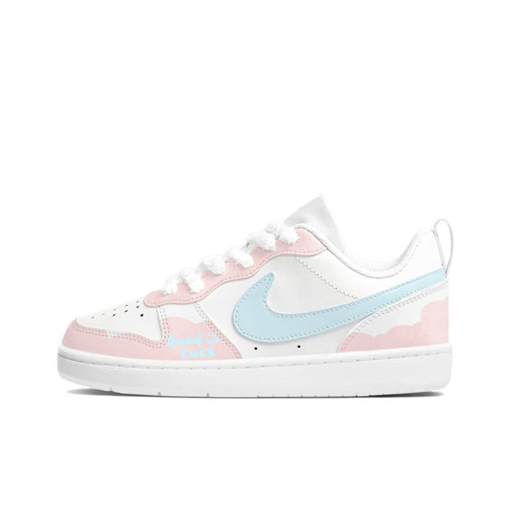 Nike Nike Court Borough Romantic Pink Undertone Slip Resistant Cushioning Abrasion Resistant Low top