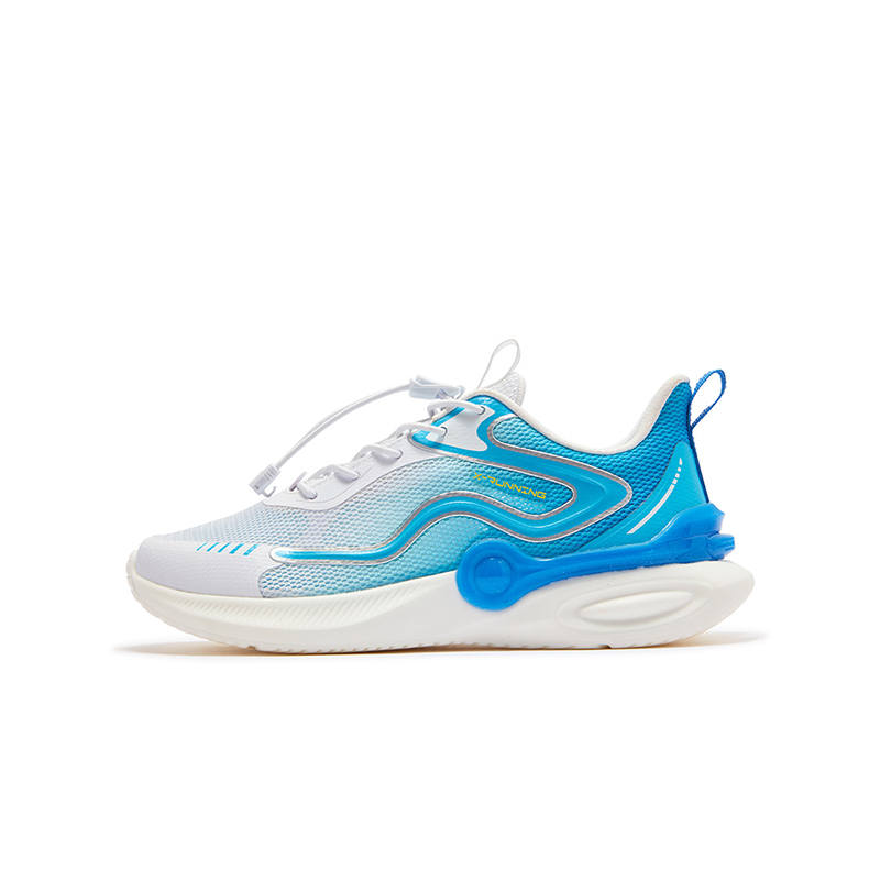 XTEP Low top Running Shoes Beijing Blue Lake Blue Teenagers