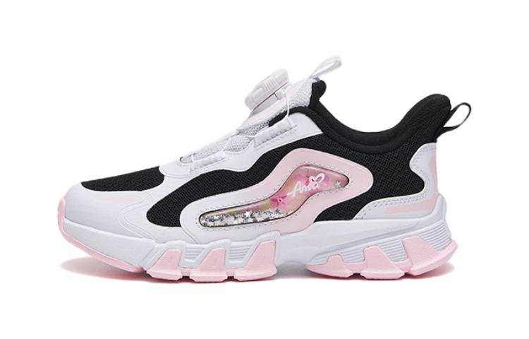 Antakids Mountain Speech Kids Lifestyle Shoes Black White Pink Children Aged 3 7 Years Old