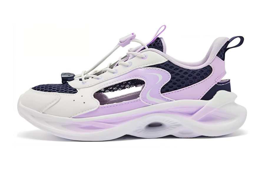 QIAODAN Low top Casual Shoes Blue Purple Teenagers