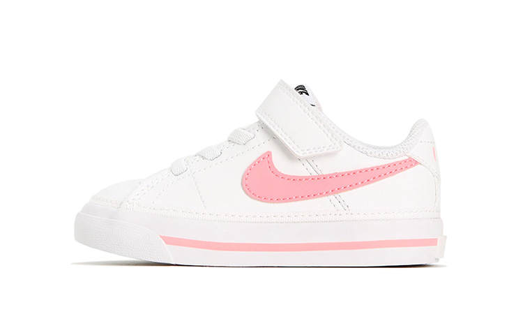 Nike Nike Court Legacy Slip Resistant Cushioning Abrasion Resistant Low top Toddler Shoes White Pink Infant And Toddler