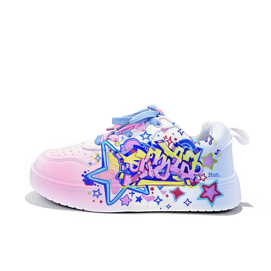 ZUOLENGCHAN Synthetic Leather Lightweight And Breathable Low top Skateboard Shoes Unisex