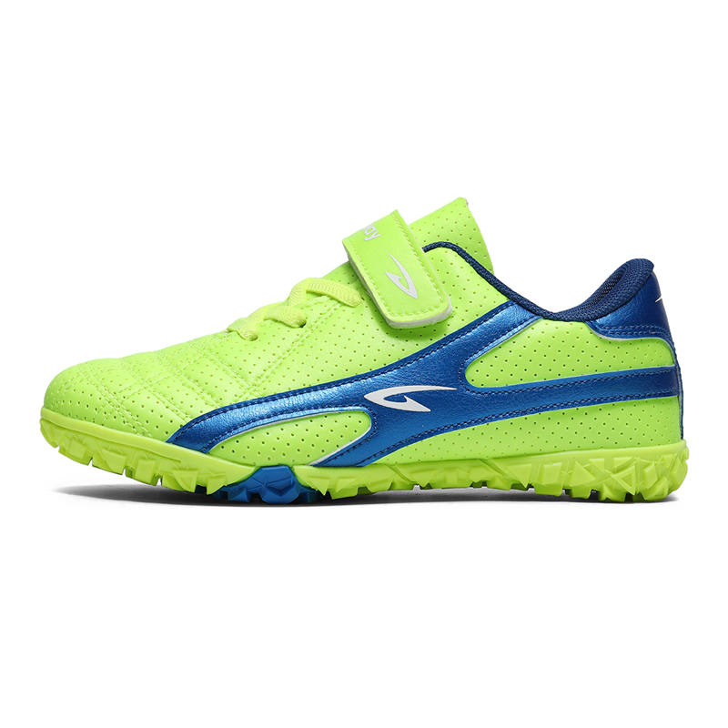 DEERWAY Lightweight Cushioning Slip Resistant Low top Kids' Soccer Shoes Neon Green Kids'