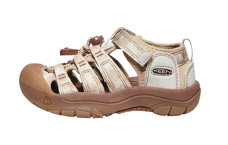 Keen Newport H2 Children's Sandals Ecru/Brown Children Aged 3 7 Years Old
