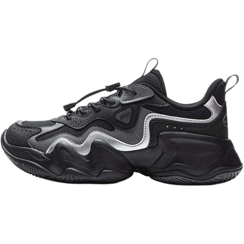 Li-Ning YOUNG Li Ning YOUNG Sports Life Collection Synthetic Leather Casual Shoes Black Unisex