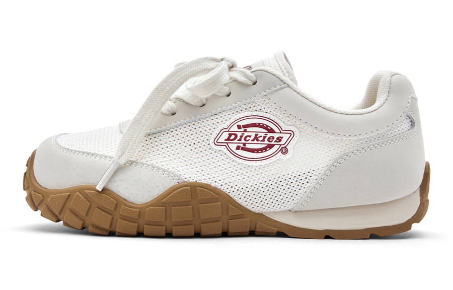 Dickies Height Increasing Slip Resistant Anti Kick Abrasion Resistant Low top Kids Lifestyle Shoes Beige Teenagers