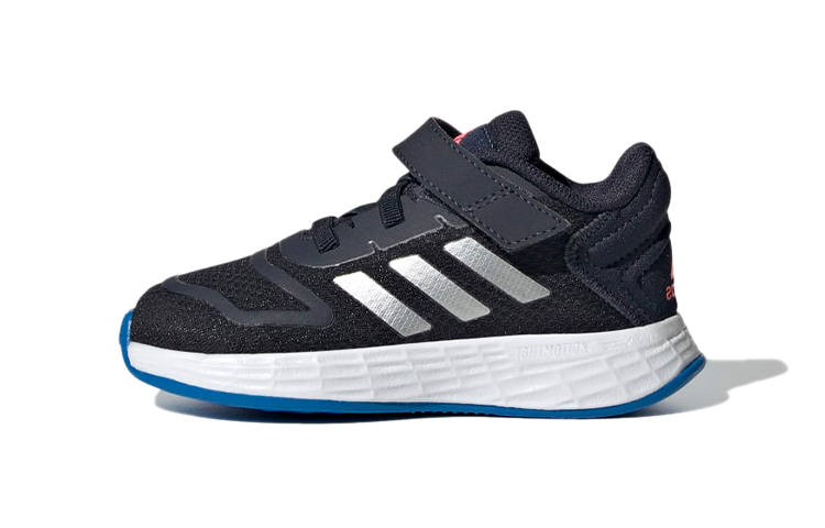 Adidas Adidas Duramo 10 Slip Resistant Abrasion Resistant Low top Toddler Shoes Black Blue Infant And Toddler