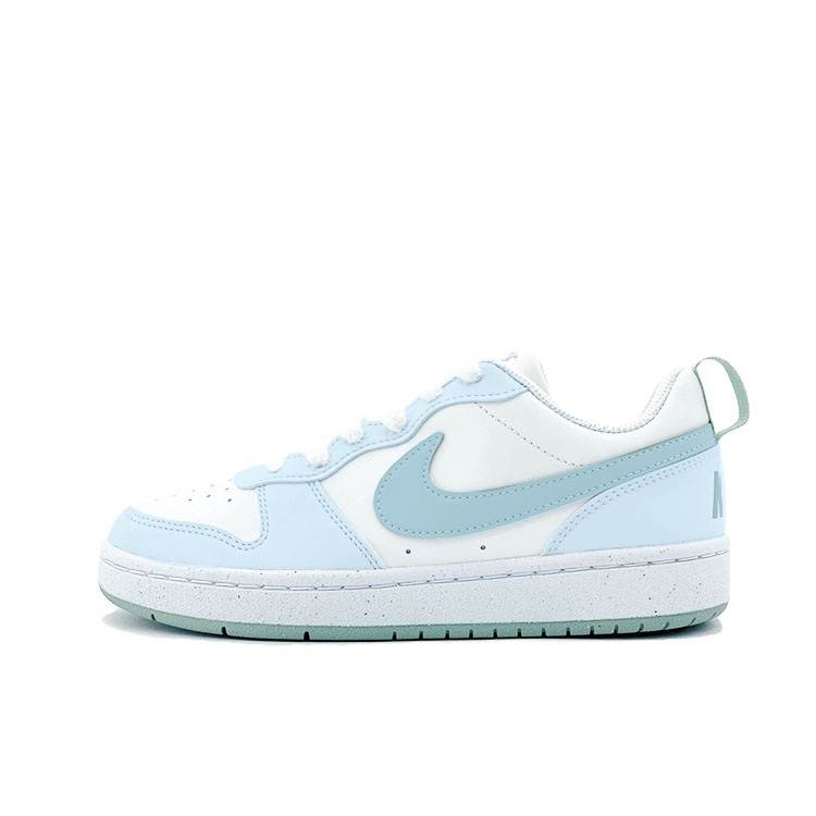 Nike Nike Court Borough Slip Resistant Abrasion Resistant Low top Kids' Skateboarding Shoes Blue Teenagers