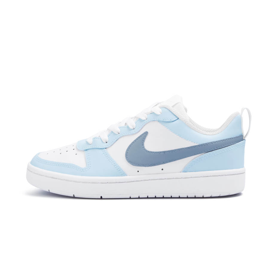 Nike Nike Court Borough Leather Slip Resistant, Abrasion Resistant, Breathable Low top Kids' Skateboarding Shoes Blue