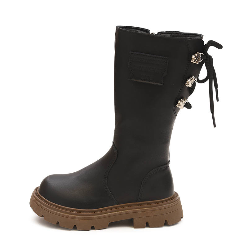 BODING BODING Cow Split Leather, Versatile Fashionable Fleece Lined Soft Sole Abrasion Resistant Thermal