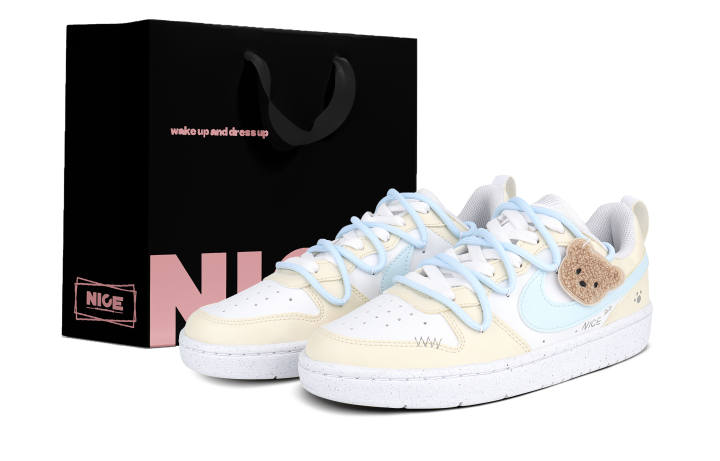 Nike Nike Court Borough Leather Slip Resistant Abrasion Resistant Slip Resistant Abrasion Resistant Low top