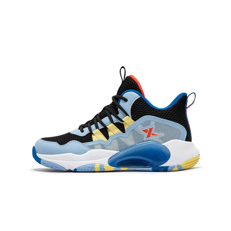XTEP Slip Resistant Abrasion Resistant Slip Resistant Abrasion Resistant Mid top Children's Basketball Shoes