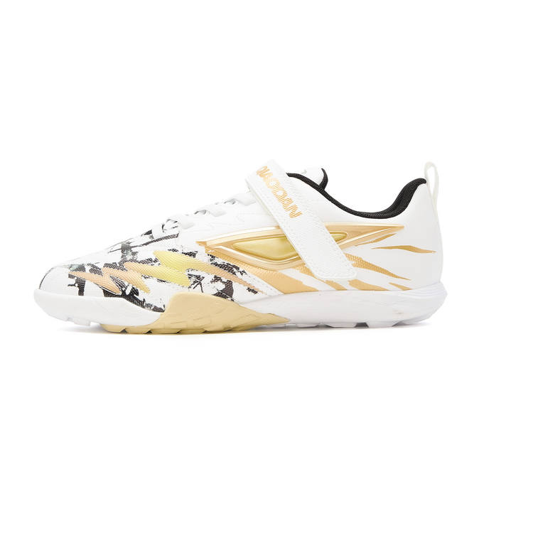 QIAODAN Low top Soccer Shoes White Brown Teenagers