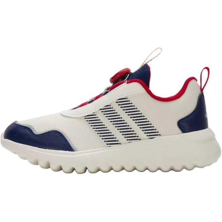 Adidas Adidas Activefle Slip Resistant Abrasion Resistant Low top Kids' Running Shoes Ecru Blue