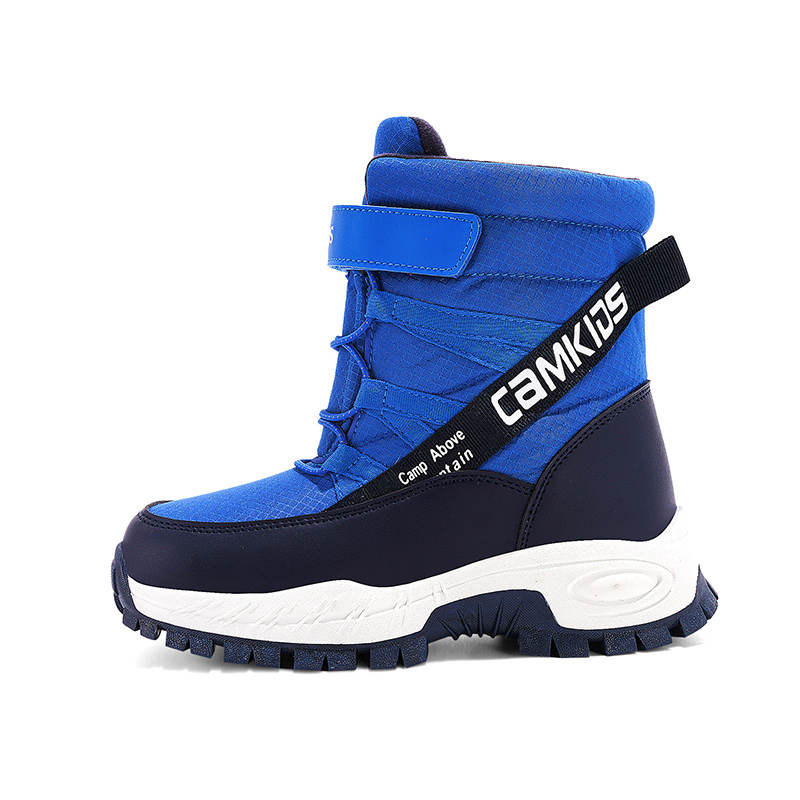 CAMKIDS Synthetic Leather Thermal Abrasion Resistant, Waterproof, Slip Resistant, Anti Kick High top Insulated Boots
