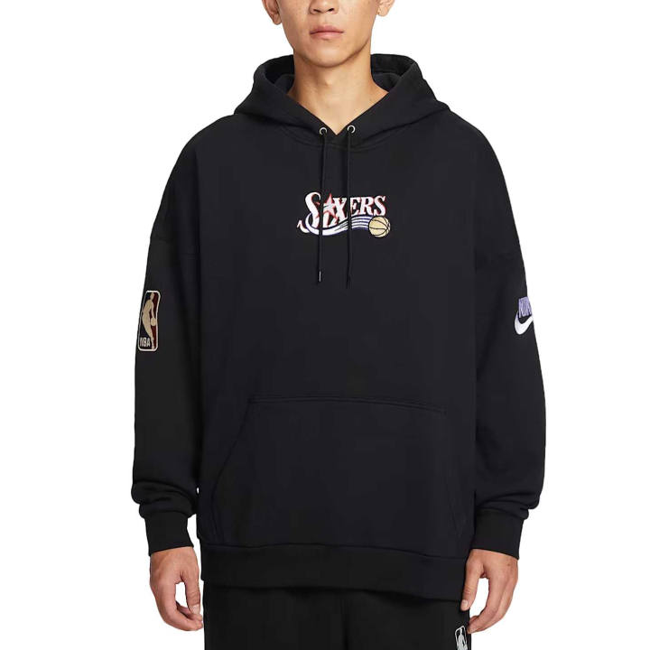 Nike Nike NBA Sweatshirts Men's Black Hooded Moderate