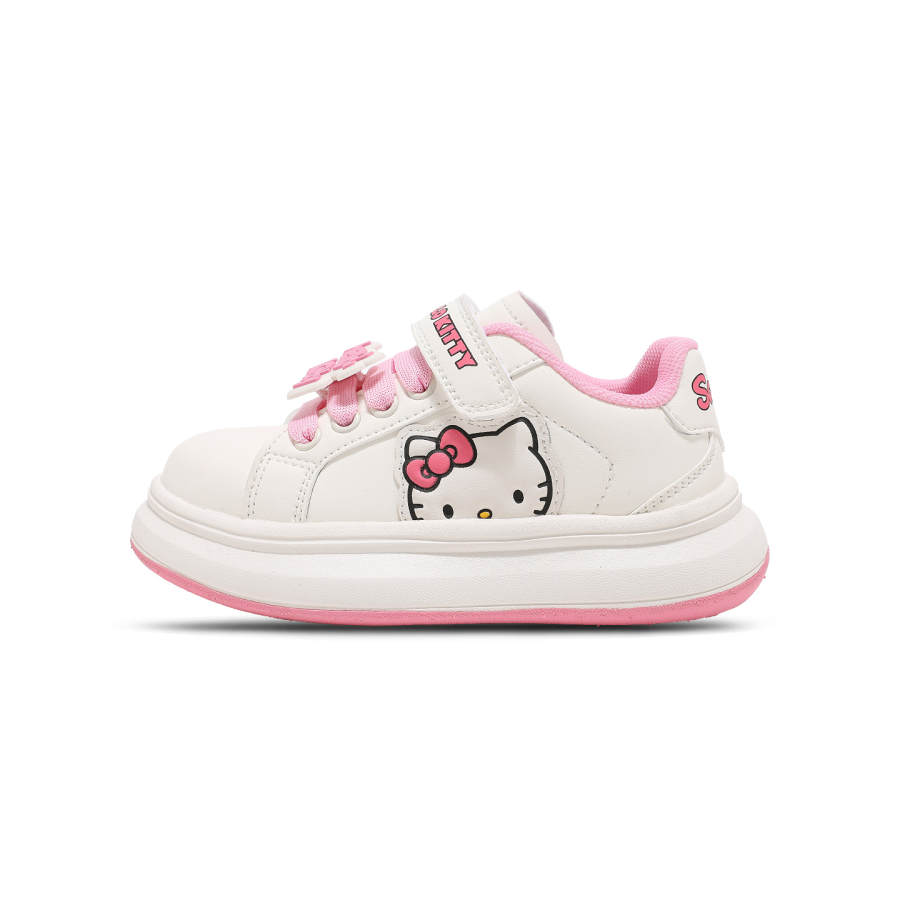 Sanrio Hello Kitty x Sanrio Synthetic Leather Slip Resistant Cushioning Abrasion Resistant Low top Kids Lifestyle Shoes