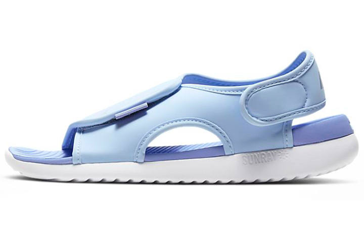 Nike Nike Sunray Adjust 5 V2 Slip Resistant Children's Sandals White Blue Kids'