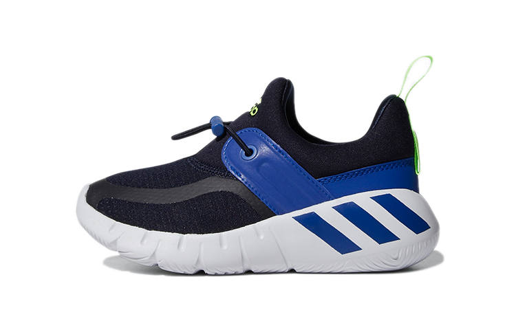 Adidas Adidas Rapida Abrasion Resistant Low top Running Shoes Black Blue Children Aged 3 7 Years Old