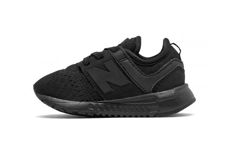 New Balance New Balance 247 Sport Low top Cushioning Abrasion Resistant Breathable Toddler Shoes Pure Black Infant And Toddler
