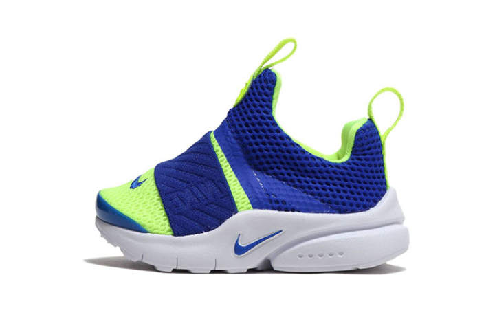 Nike Nike Presto Extreme Round Tip Low top Running Shoes Blue Yellow Infant And Toddler