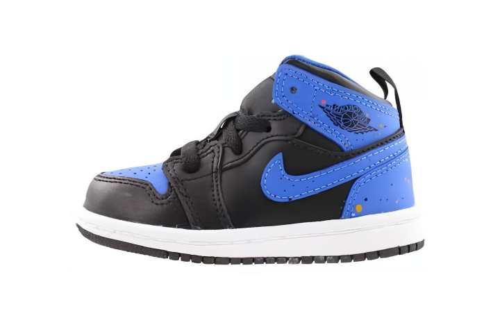 Jordan Jordan 1 Mid Royal Paint Splatter TD