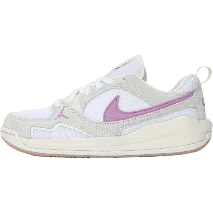 Jordan Jordan CMFT Era Low top Basketball Shoes White/Gray/Purple Unisex