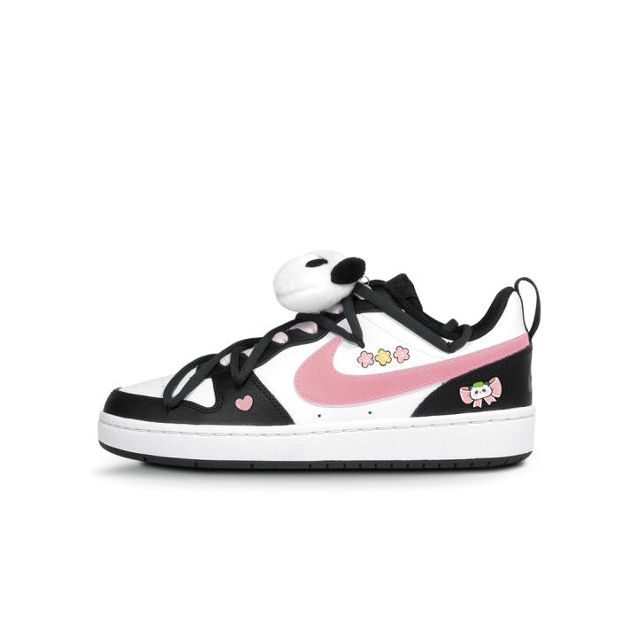 Nike Nike Leather Low top Kids' Skateboarding Shoes Pink Teenagers