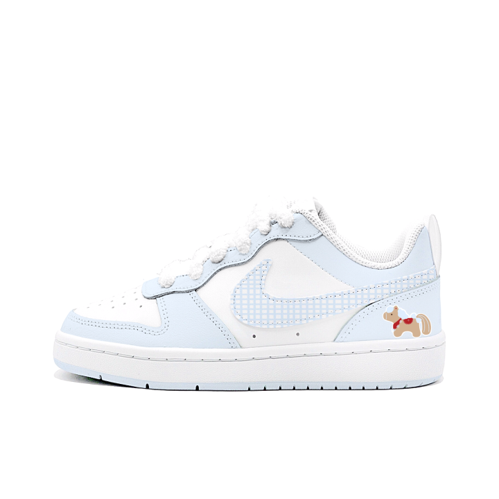 Nike Nike Court Borough Pony And Plaid, Made By Pony Leather Slip Resistant Cushioning Slip Resistant Cushioning Low top