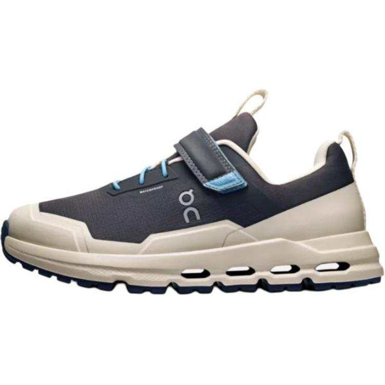 On Cloudhero Soft And Comfortable Abrasion Resistant Low top Kids' Outdoor Shoes Black Kids'