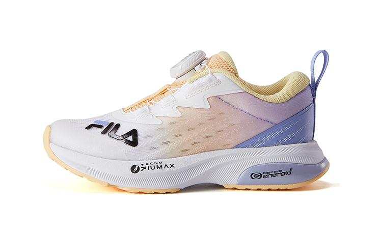 FILA KIDS BOA Comfortable Cushioning, Wear Resistant Low top Kids' Running Shoes Light Purple