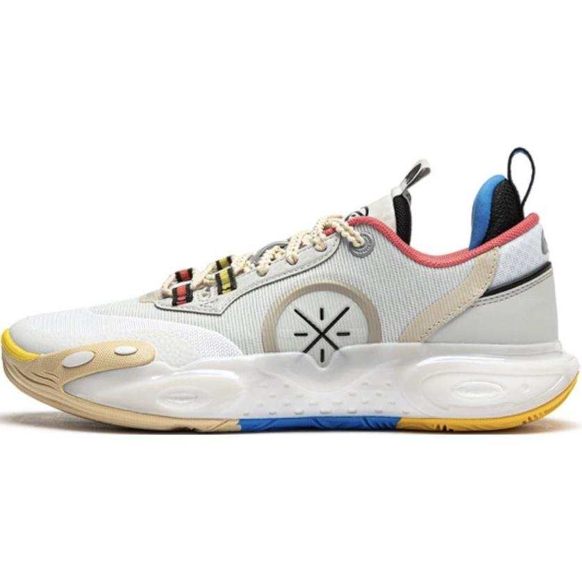 Li-Ning YOUNG Li Ning YOUNG Low top Children's Basketball Shoes White Kids'