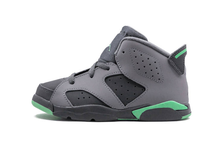 Jordan Jordan Air Jordan 6 Mid top Toddler Shoes Lake Green Infant And Toddler