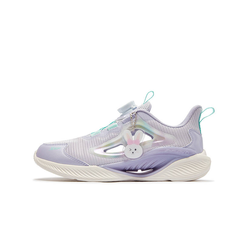 XTEP X FLOW 8.0 Low top Running Shoes Light Purple Violet Blue Purple Teenagers
