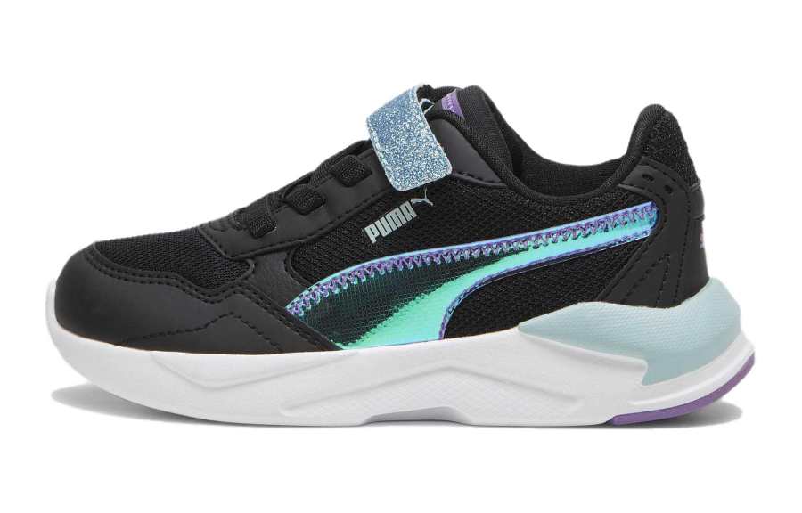 PUMA X Ray Speed Lite Deep Dive Low top Kids Lifestyle Shoes Black Purple White Kids'